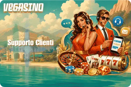 Supporto clienti Vegasino casino Italia